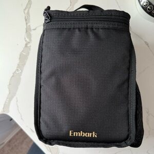 Bark Black Toiletry Bag for Men